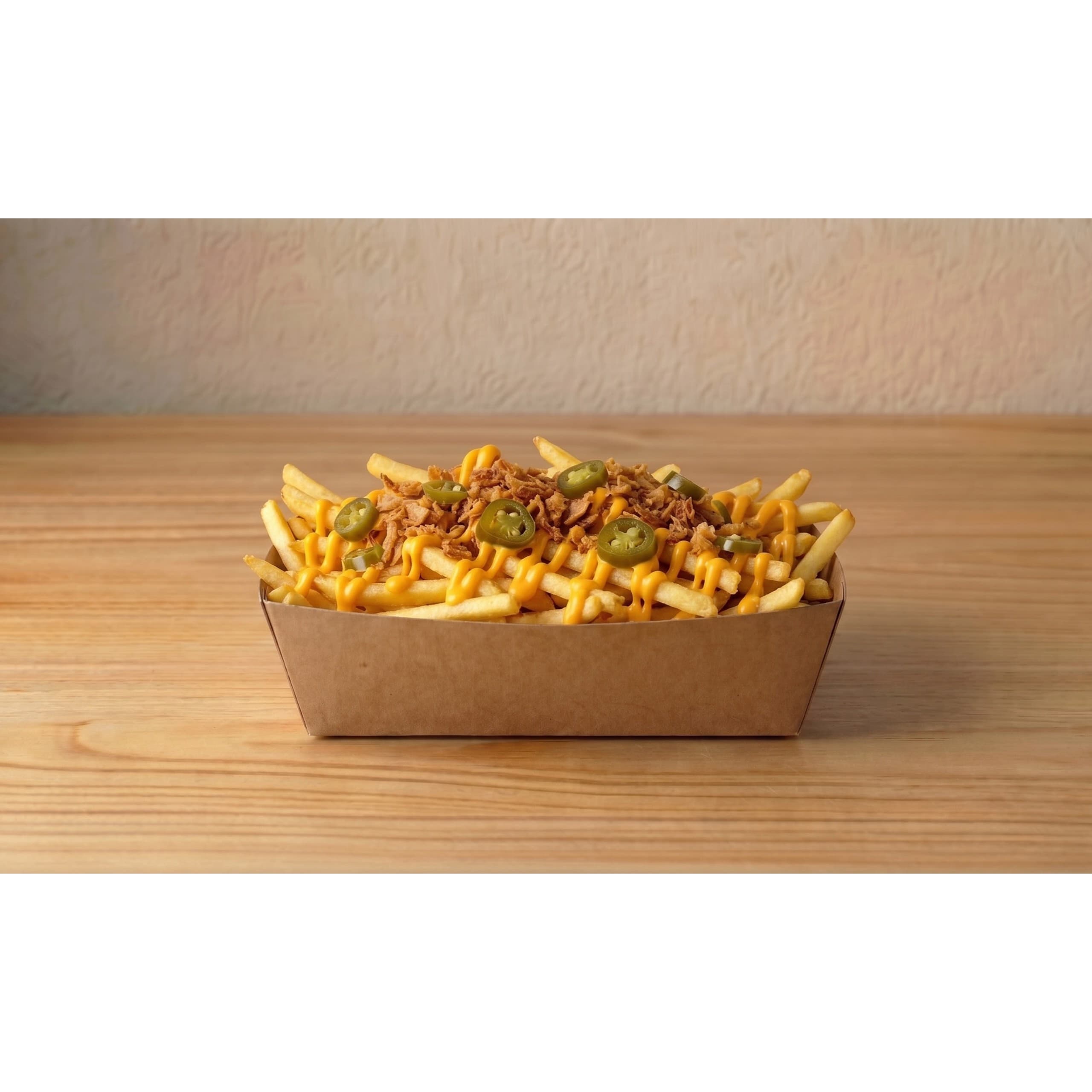 Cheddar Soslu ve Jalapenolu Patates (200gr)